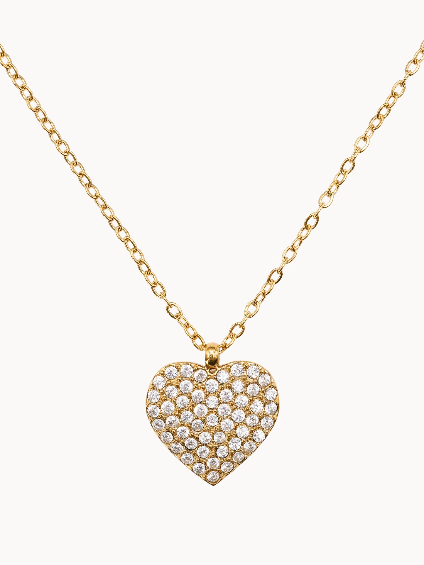Collana Cuore Full Pavé