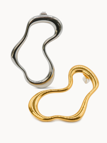 Orecchini Fluid Wave