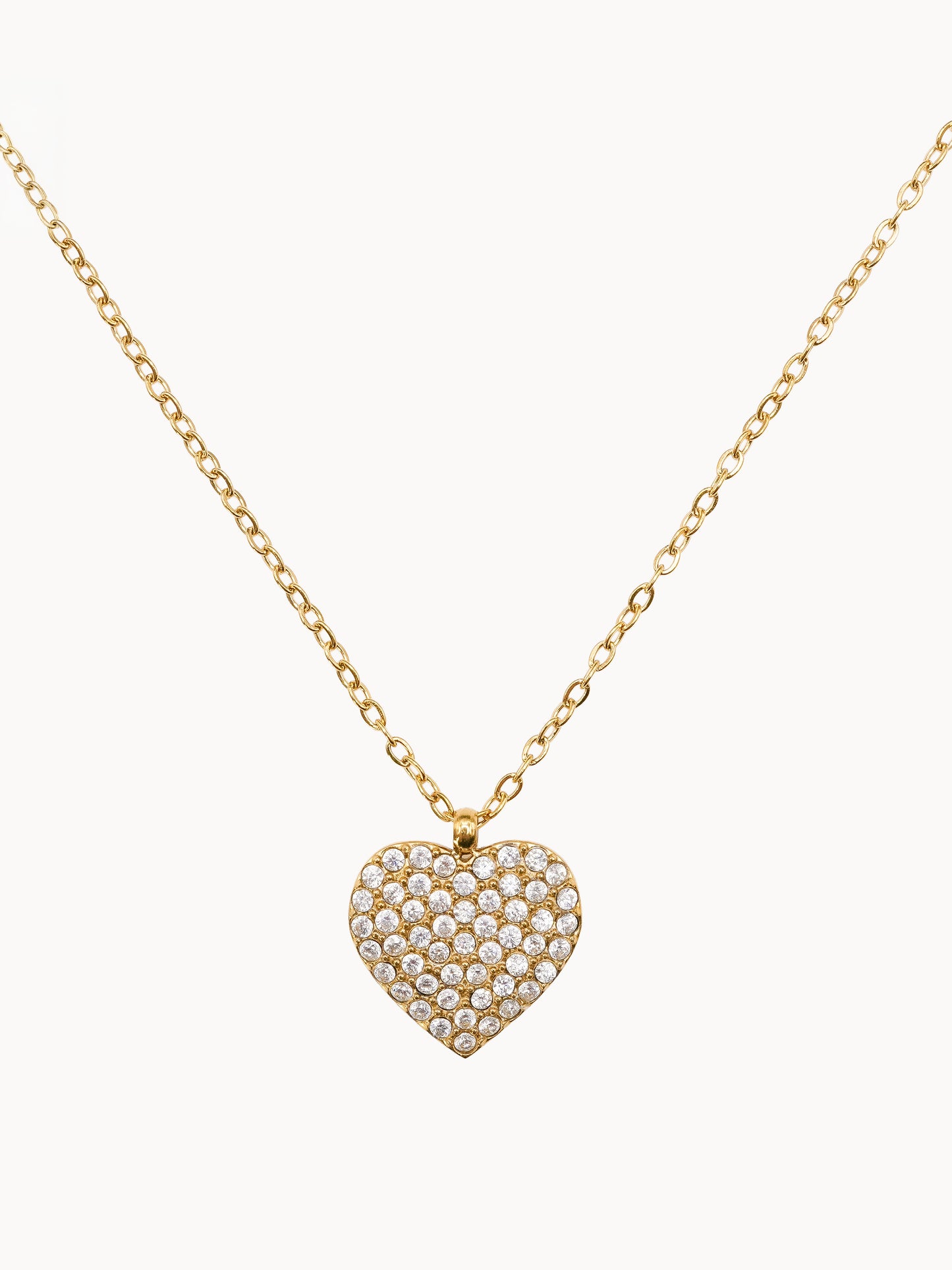 Collana Cuore Full Pavé