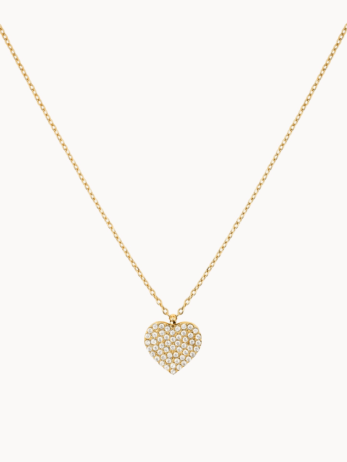 Collana Cuore Full Pavé