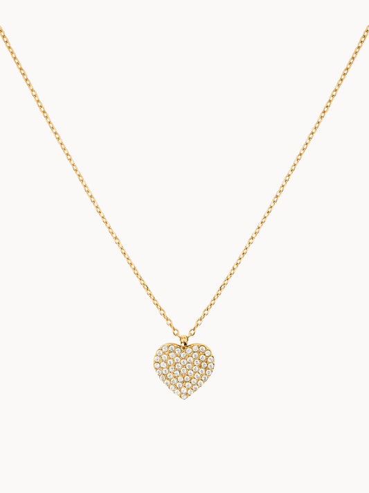 Collana Cuore Full Pavé