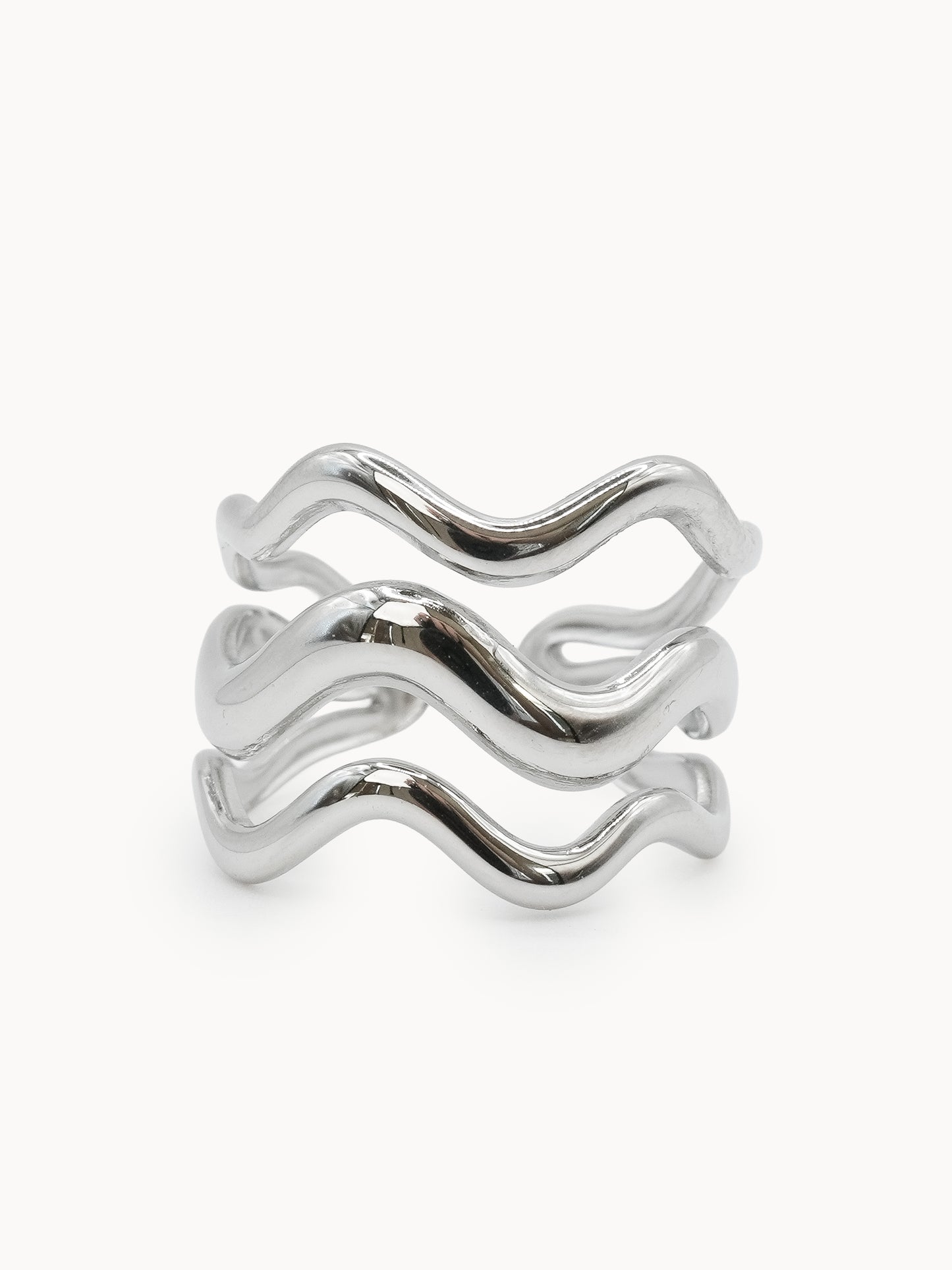 Anello Triple Wave