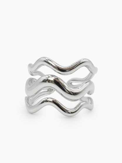 Anello Triple Wave