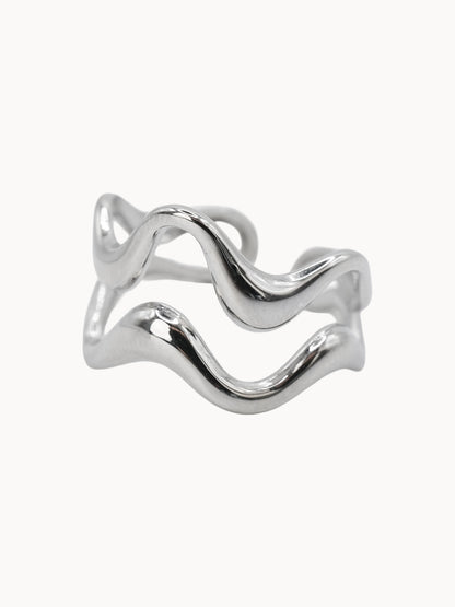 Anello Double Wave