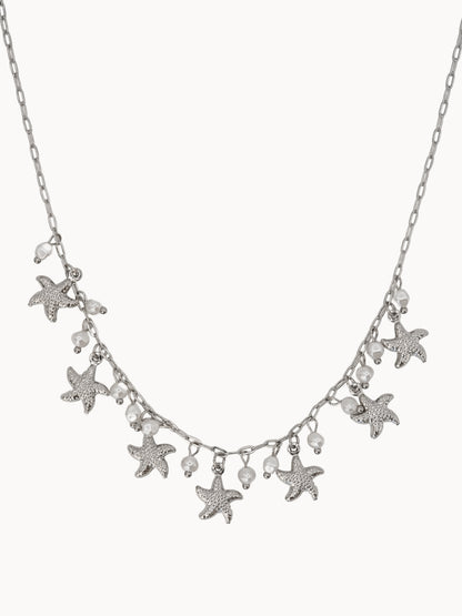 Collana Starfish & Pearls