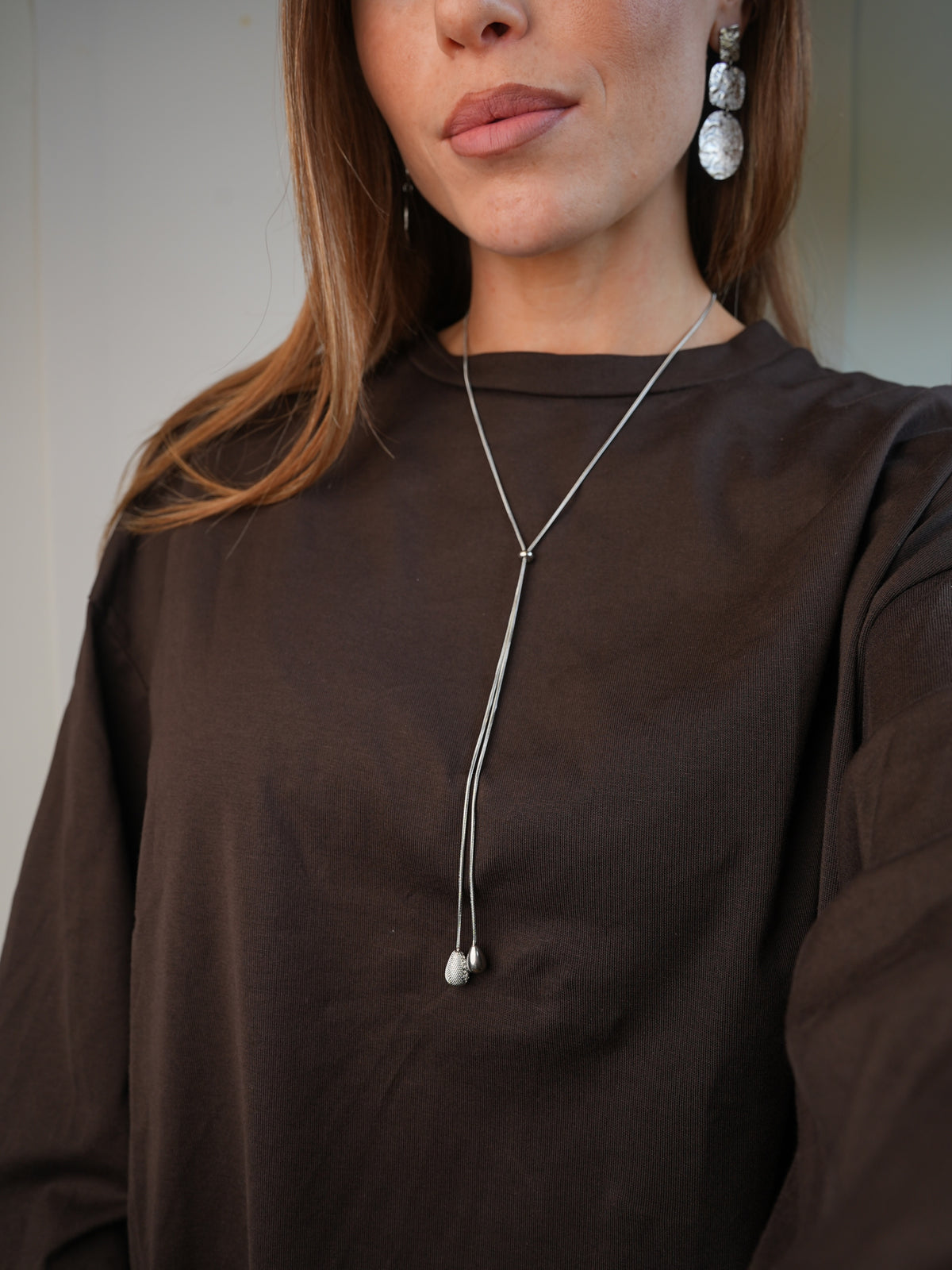 Collana a Y con pendenti