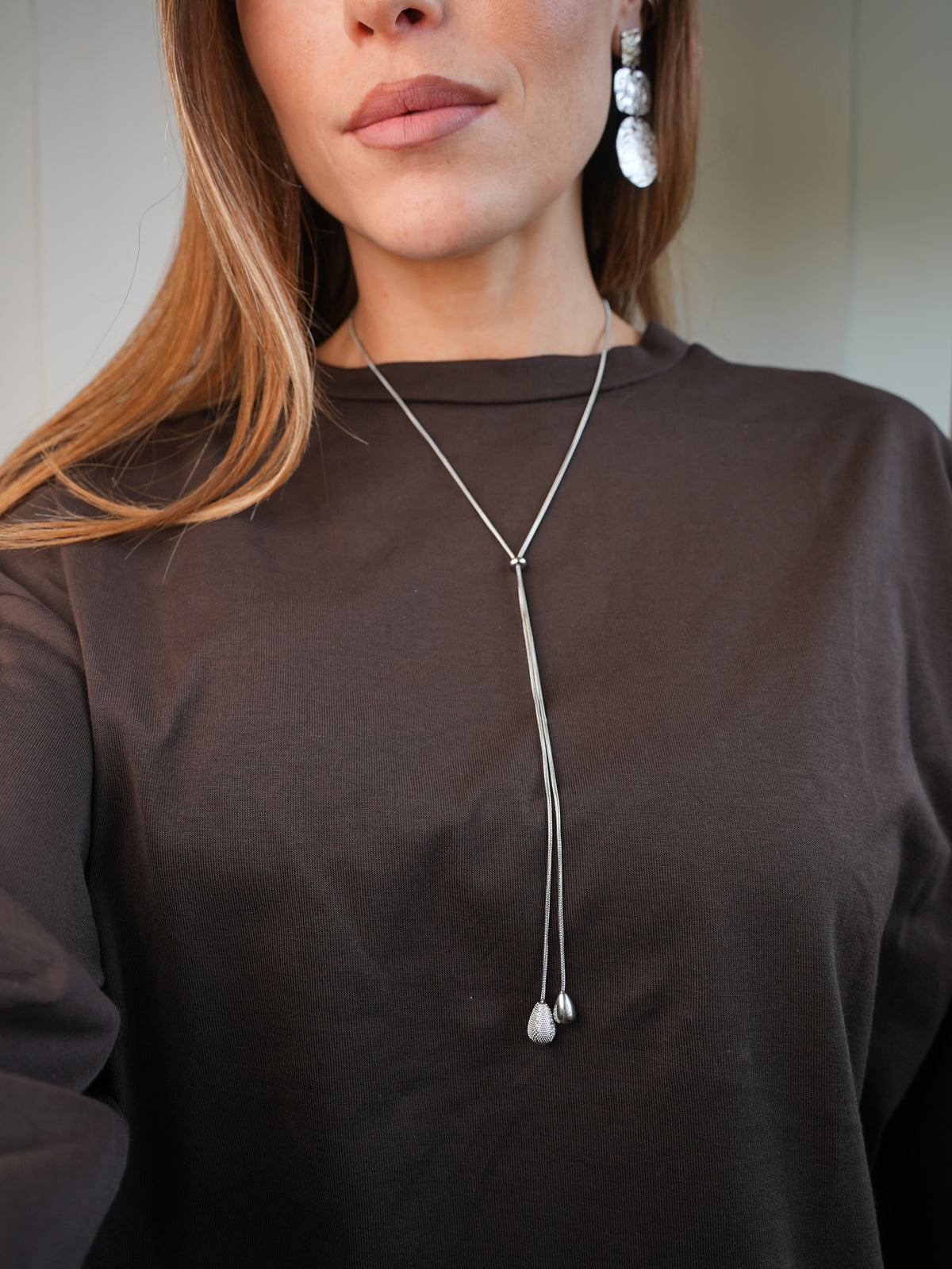 Collana a Y con pendenti