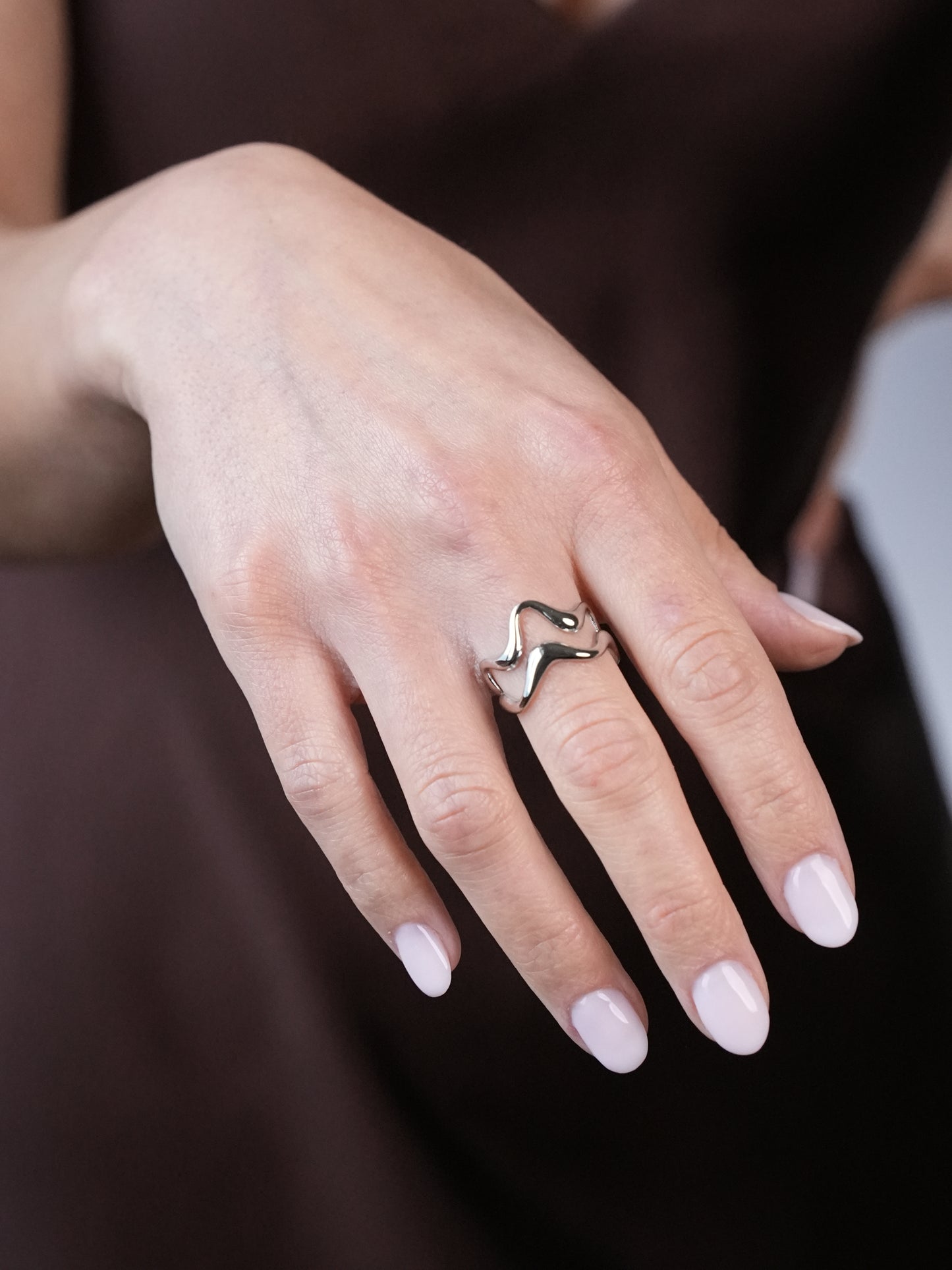 Anello Double Wave