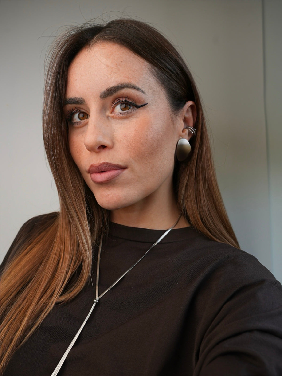 Orecchini Bottone Matte