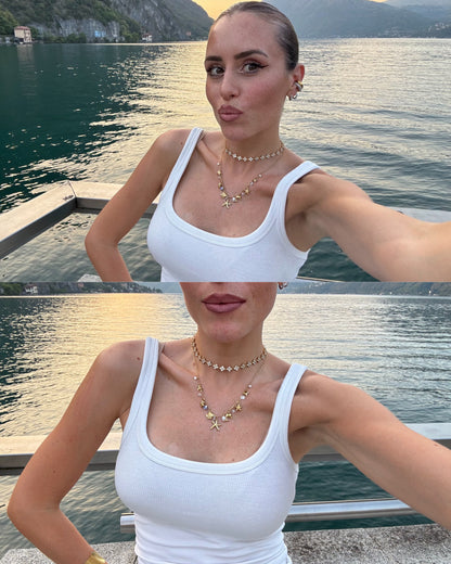 Collana Quadrifoglio a Choker