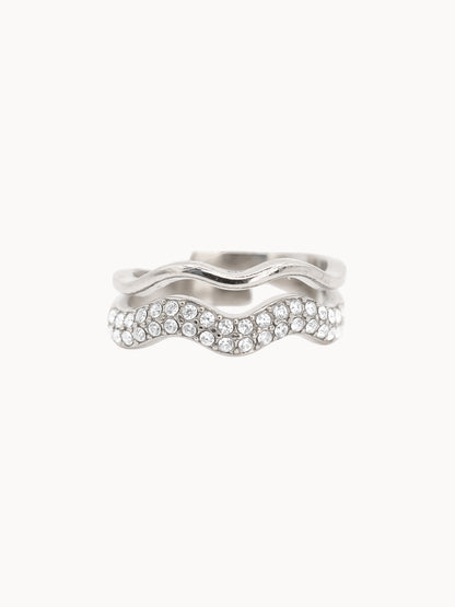 Anello da Mignolo Wave