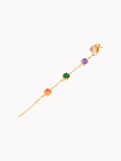 Orecchino Saliscendi Multicolor